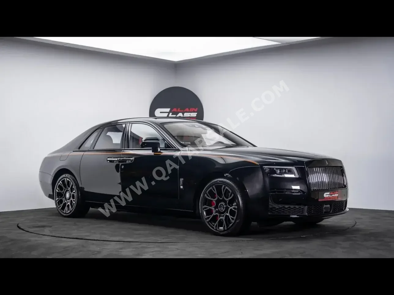 Rolls-Royce  Ghost  Black Badge  2023  Automatic  4,477 Km  12 Cylinder  All Wheel Drive (AWD)  Sedan  Black  With Warranty