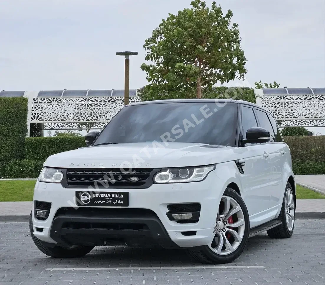 Land Rover  Range Rover  Sport Autobiography  2014  Automatic  158,576 Km  8 Cylinder  Four Wheel Drive (4WD)  SUV  White