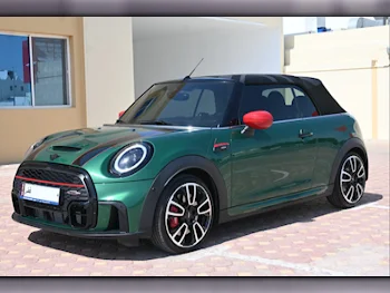 Mini  Cooper  JCW  2022  Automatic  12,000 Km  4 Cylinder  Front Wheel Drive (FWD)  Convertible  Green  With Warranty