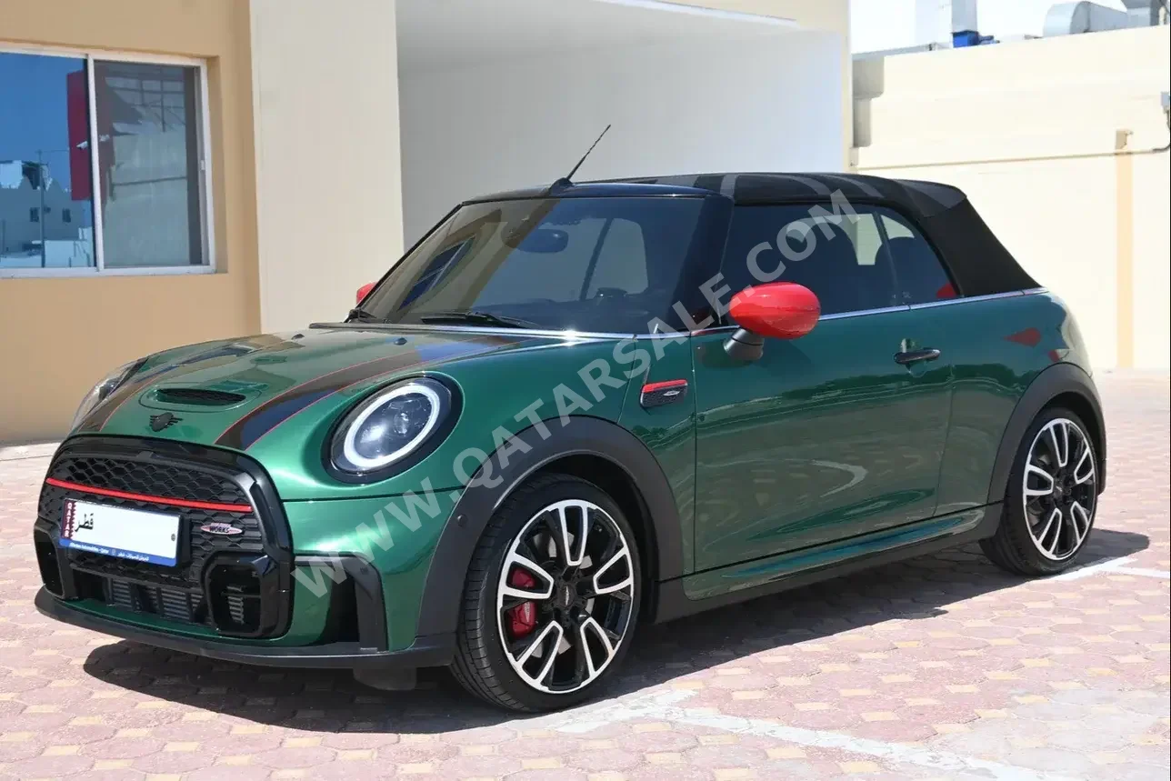 Mini  Cooper  JCW  2022  Automatic  12,000 Km  4 Cylinder  Front Wheel Drive (FWD)  Convertible  Green  With Warranty