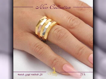 Gold Ring  Turkey  Woman  By Weight  9.23 Gram  Yellow Gold  21k