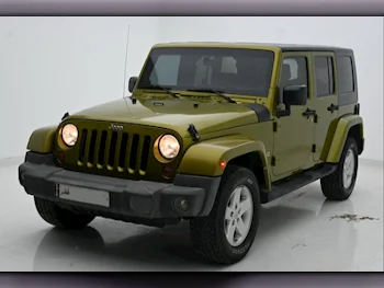Jeep  Wrangler  2008  Automatic  203,000 Km  6 Cylinder  Four Wheel Drive (4WD)  SUV  Yellow