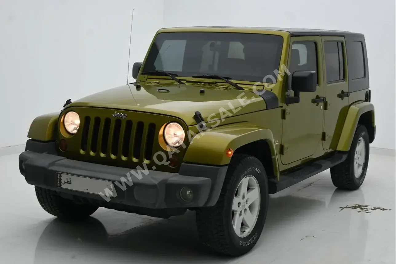 Jeep  Wrangler  2008  Automatic  203,000 Km  6 Cylinder  Four Wheel Drive (4WD)  SUV  Yellow