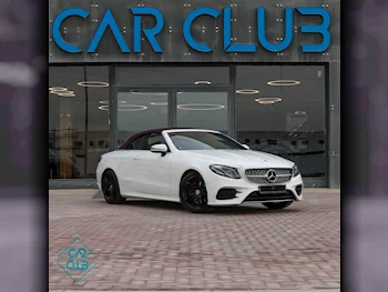 Mercedes-Benz  E-Class  200  2018  Automatic  54,000 Km  4 Cylinder  Rear Wheel Drive (RWD)  Convertible  White