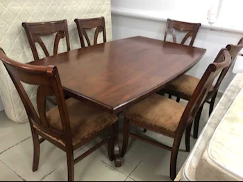 Dining Table with Chairs  Brown