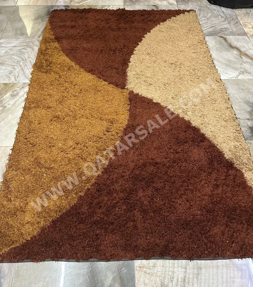 Rugs Home Center  Microfiber  Brown