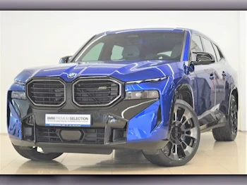 BMW  XM  2023  Automatic  5,725 Km  8 Cylinder  All Wheel Drive (AWD)  SUV  Blue  With Warranty