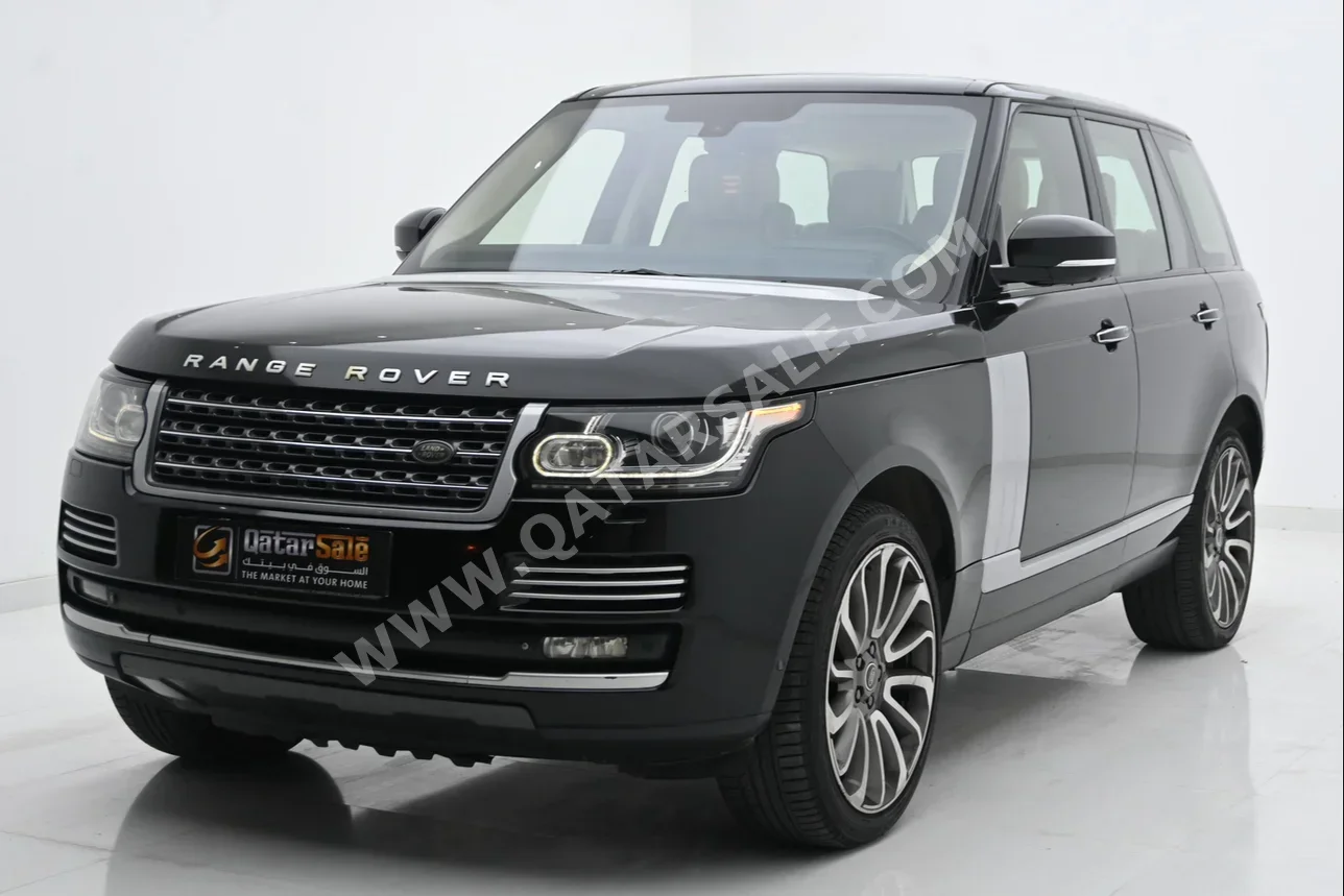 Land Rover  Range Rover  Vogue Super charged  2014  Automatic  213,000 Km  8 Cylinder  Four Wheel Drive (4WD)  SUV  Black