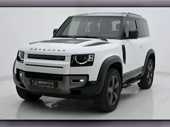 Land Rover  Defender  90 HSE  2023  Automatic  13,000 Km  6 Cylinder  Four Wheel Drive (4WD)  SUV  White  With Warranty