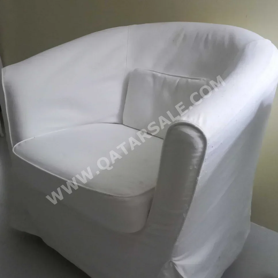 Sofas, Couches & Chairs Chair  Cotton / Cotton Blend  White