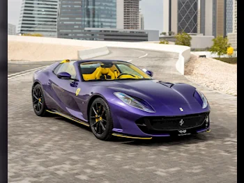 Ferrari  812  GTS  2021  Automatic  15,000 Km  12 Cylinder  Rear Wheel Drive (RWD)  Convertible  Violet  With Warranty