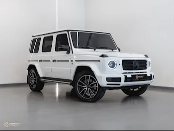 Mercedes-Benz  G-Class  500 AMG  2022  Automatic  22,100 Km  8 Cylinder  Four Wheel Drive (4WD)  SUV  White  With Warranty