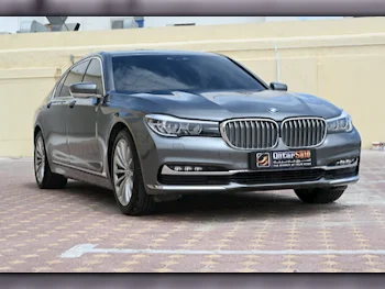 BMW  7-Series  740 Li  2017  Automatic  63,000 Km  6 Cylinder  Rear Wheel Drive (RWD)  Sedan  Gray  With Warranty