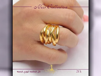 Gold Ring  Turkey  Woman  By Weight  11.42 Gram  Yellow Gold  21k