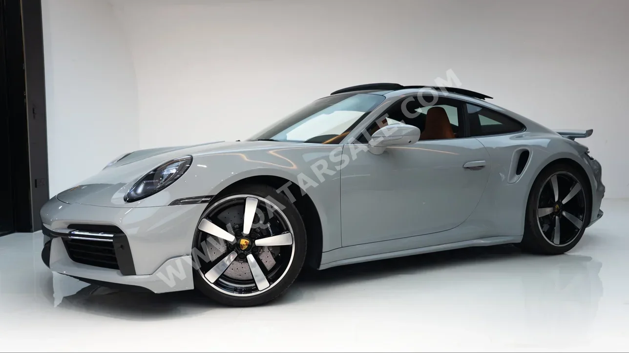Porsche  911  Turbo S  2023  Automatic  4,000 Km  6 Cylinder  Rear Wheel Drive (RWD)  Coupe / Sport  Silver  With Warranty