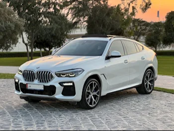 BMW  X-Series  X6  2020  Automatic  95,000 Km  6 Cylinder  Four Wheel Drive (4WD)  SUV  White