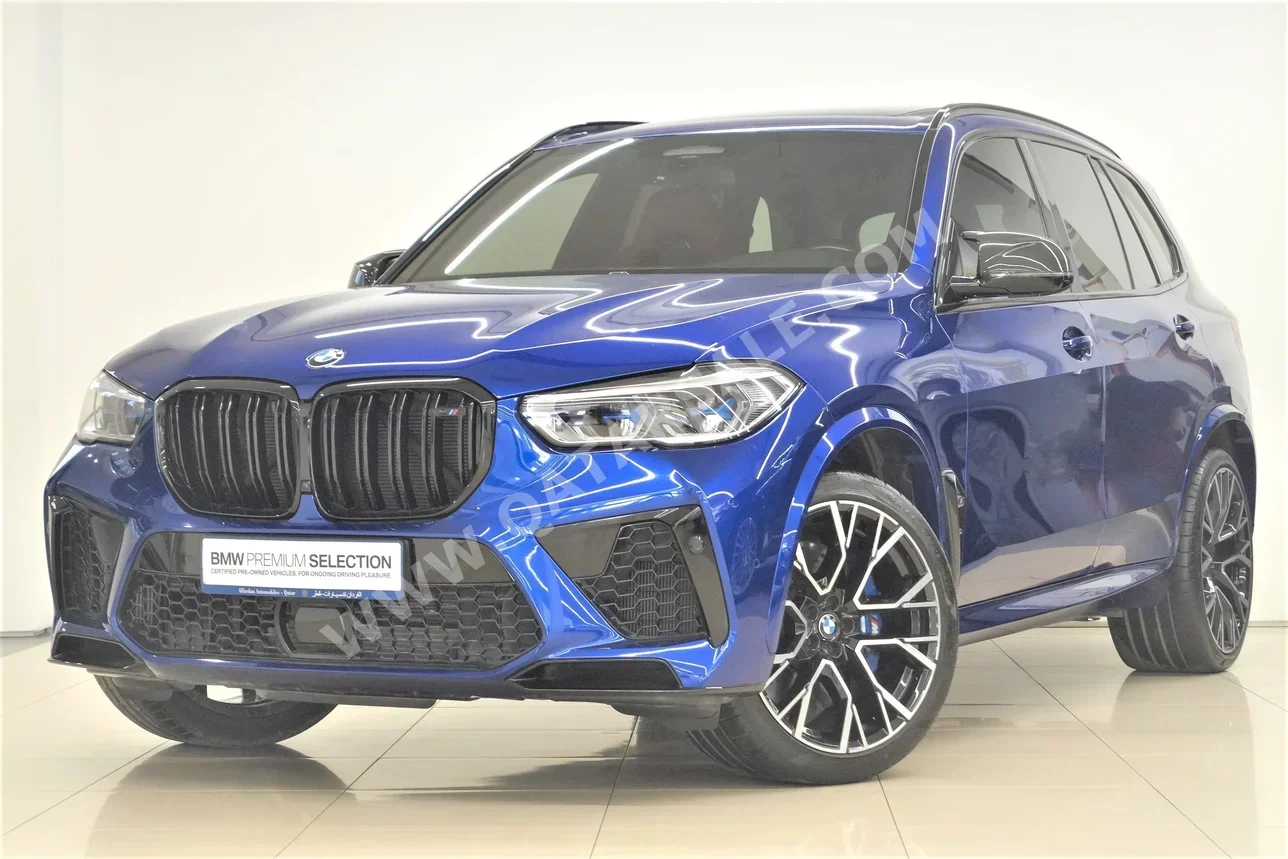 BMW  X-Series  X5 M Competition  2021  Automatic  20,750 Km  8 Cylinder  Four Wheel Drive (4WD)  SUV  Blue  With Warranty