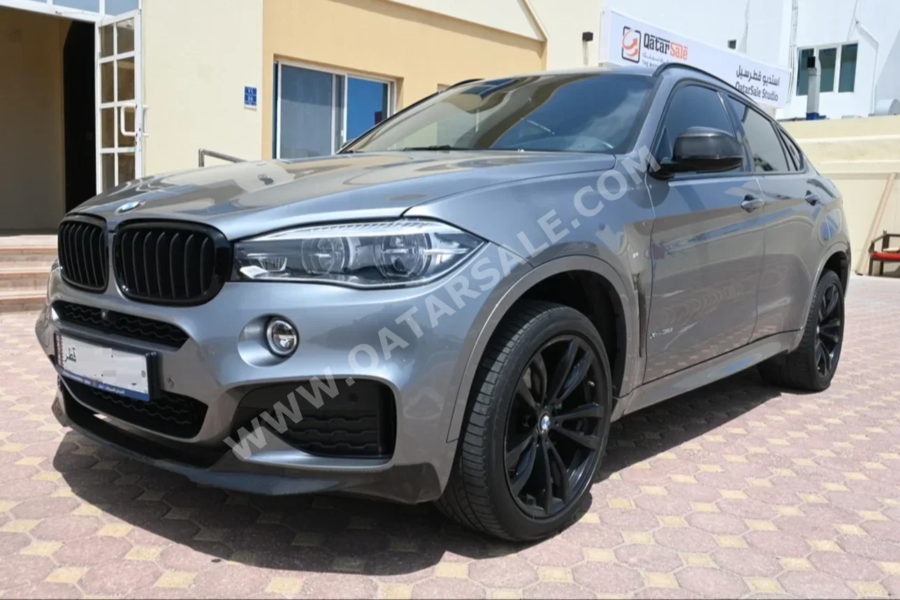 BMW  X-Series  X6  2019  Automatic  58,000 Km  6 Cylinder  Four Wheel Drive (4WD)  SUV  Gray  With Warranty