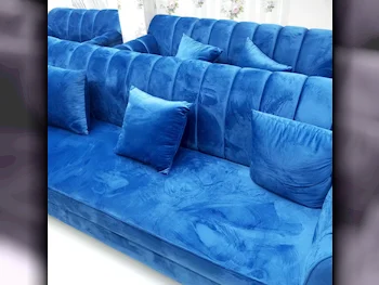 Sofas, Couches & Chairs Sofa Set  Velvet  Blue