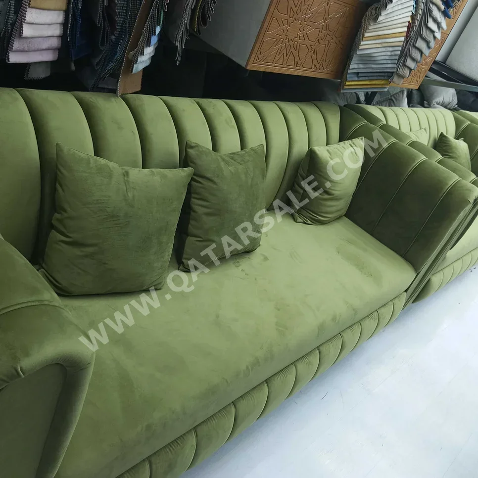 Sofas, Couches & Chairs Sofa Set  Velvet  Green