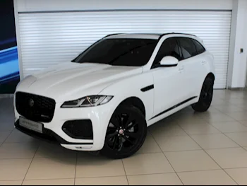 Jaguar  F-Pace  S  2022  Automatic  48,000 Km  4 Cylinder  Four Wheel Drive (4WD)  SUV  White  With Warranty