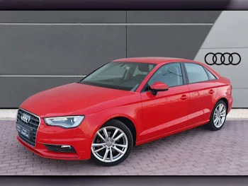 Audi  A3  1.4  2016  Automatic  124,000 Km  4 Cylinder  Front Wheel Drive (FWD)  Sedan  Red