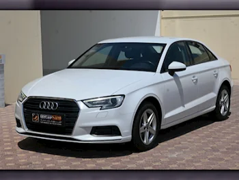 Audi  A3  2019  Automatic  49,000 Km  3 Cylinder  Front Wheel Drive (FWD)  Sedan  White