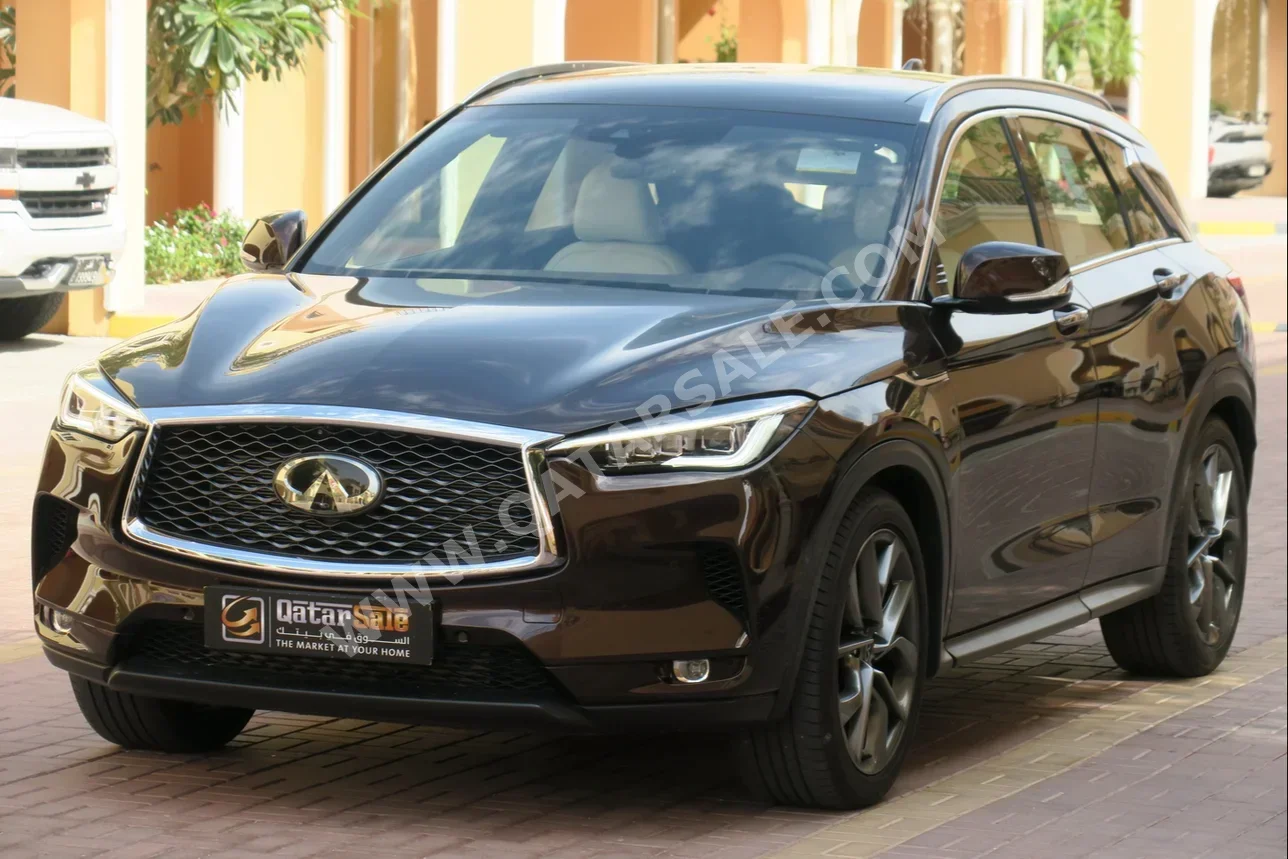 Infiniti  QX  50  2021  Automatic  10,000 Km  4 Cylinder  All Wheel Drive (AWD)  SUV  Brown  With Warranty