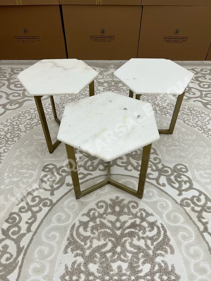 Tables & Sideboards Multipurpose Table  Marble  White