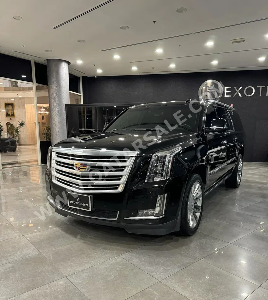 Cadillac  Escalade  Platinum  2019  Automatic  60,000 Km  8 Cylinder  Four Wheel Drive (4WD)  SUV  Black