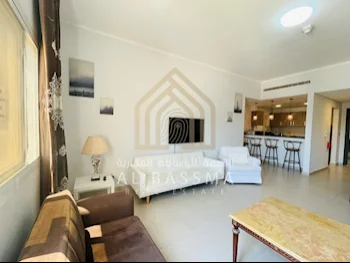 1 غرف نوم  شقة  للايجار  في لوسيل -  جبل ثعيلب  مفروشة بالكامل