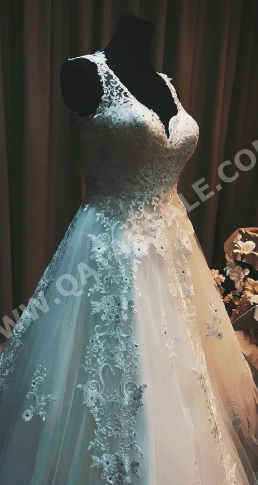 Wedding Dress  White Size: Small / X-Small