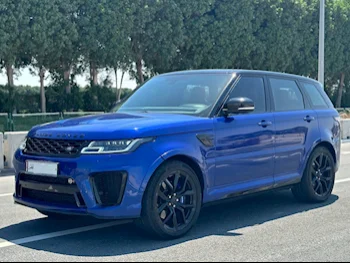 Land Rover  Range Rover  Sport SVR  2015  Automatic  89,000 Km  8 Cylinder  Four Wheel Drive (4WD)  SUV  Blue
