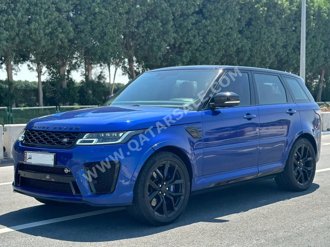 Land Rover  Range Rover  Sport SVR  2015  Automatic  89,000 Km  8 Cylinder  Four Wheel Drive (4WD)  SUV  Blue