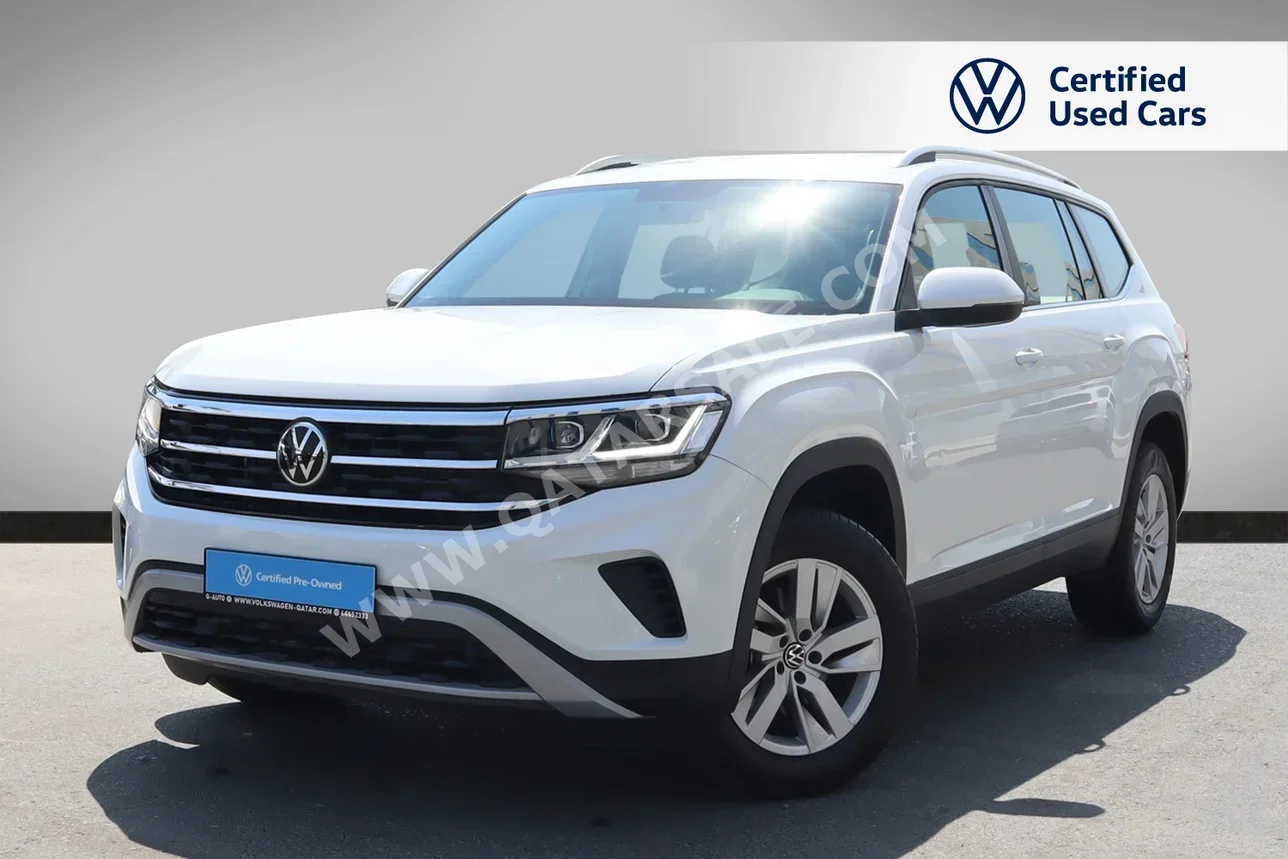 Volkswagen  Teramont  S  2023  Automatic  30,000 Km  6 Cylinder  All Wheel Drive (AWD)  SUV  White  With Warranty