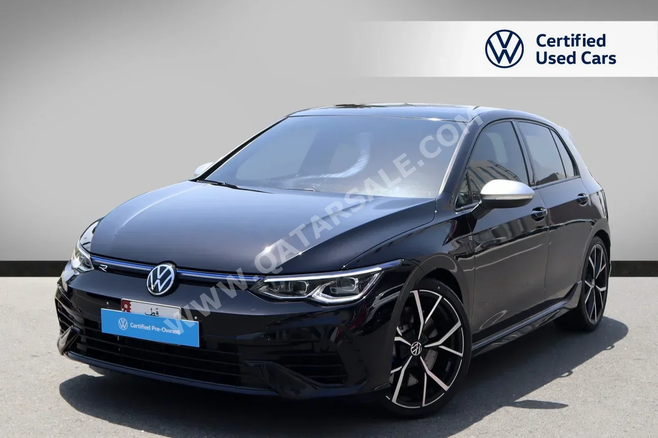 Volkswagen  Golf  R  2023  Automatic  12,500 Km  4 Cylinder  All Wheel Drive (AWD)  Hatchback  Black  With Warranty