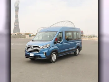 Maxus  DELIVER 9  2022  Automatic  34 Km  4 Cylinder  Front Wheel Drive (FWD)  Van / Bus  Blue