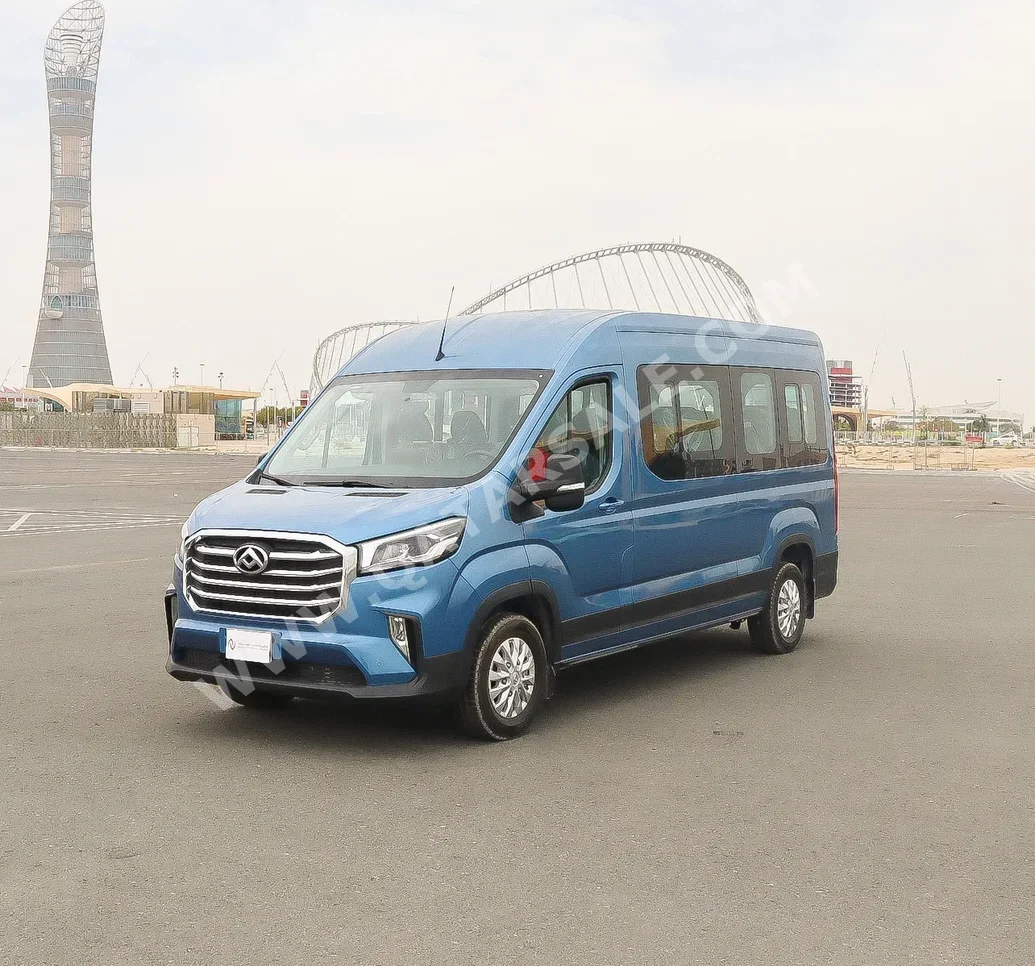 Maxus  DELIVER 9  2022  Automatic  34 Km  4 Cylinder  Front Wheel Drive (FWD)  Van / Bus  Blue