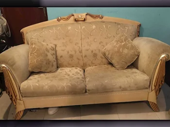 Sofas, Couches & Chairs Sofa Set  Sepia & Gold