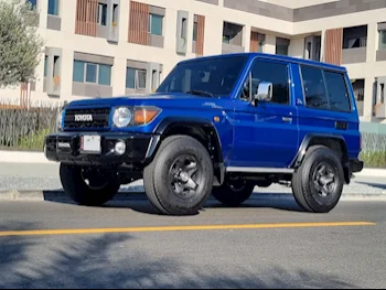 Toyota  Land Cruiser  Hard Top  2022  Manual  13,000 Km  6 Cylinder  Four Wheel Drive (4WD)  SUV  Blue  With Warranty