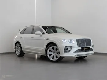 Bentley  Bentayga  Mulliner  2023  Automatic  700 Km  8 Cylinder  All Wheel Drive (AWD)  SUV  White  With Warranty