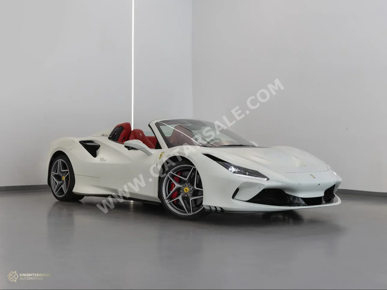  Ferrari  F8  Spider  2022  Automatic  8,050 Km  8 Cylinder  Rear Wheel Drive (RWD)  Convertible  White  With Warranty