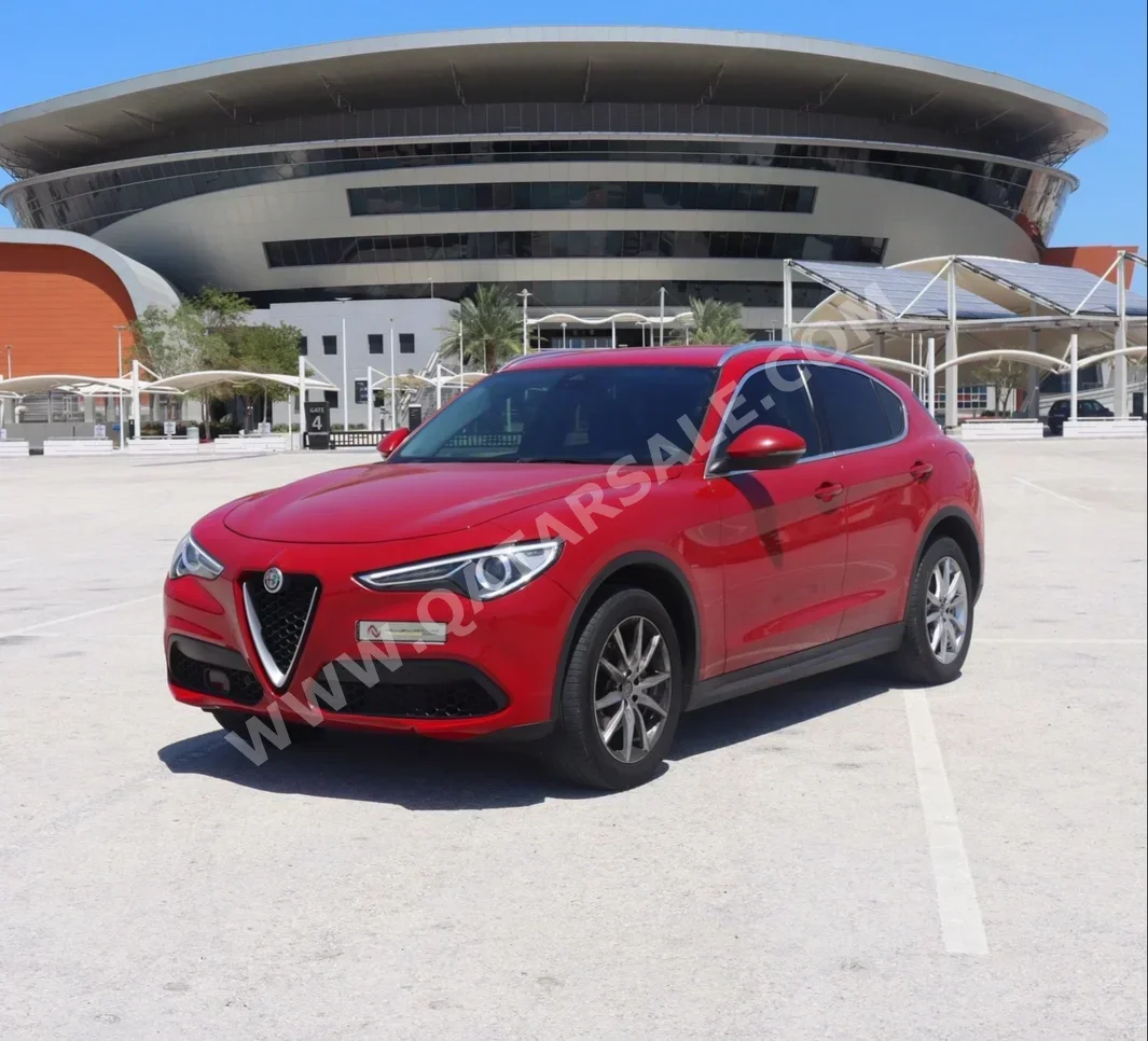 Alfa Romeo  Stelvio  2019  Automatic  94,000 Km  4 Cylinder  Front Wheel Drive (FWD)  SUV  Red  With Warranty
