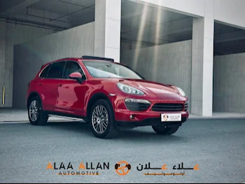 Porsche  Cayenne  S  2014  Automatic  133,000 Km  8 Cylinder  Four Wheel Drive (4WD)  SUV  Red