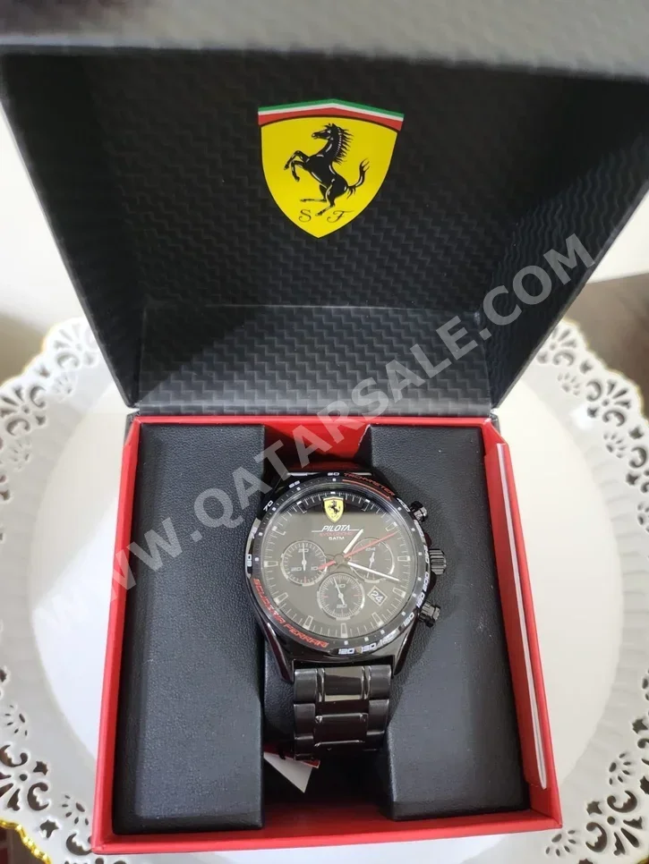 Watches - Scuderia Ferrari  - Quartz Watch  - Black  - Men Watches