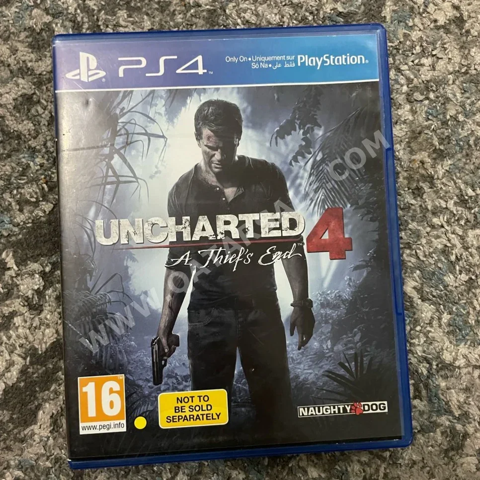 Uncharted 4  - PlayStation 4  Video Games CDs