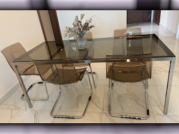 Tables & Sideboards Table & Chairs  IKEA  Glass  Transparent