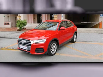 Audi  Q3  2018  Automatic  62,000 Km  4 Cylinder  Four Wheel Drive (4WD)  SUV  Red