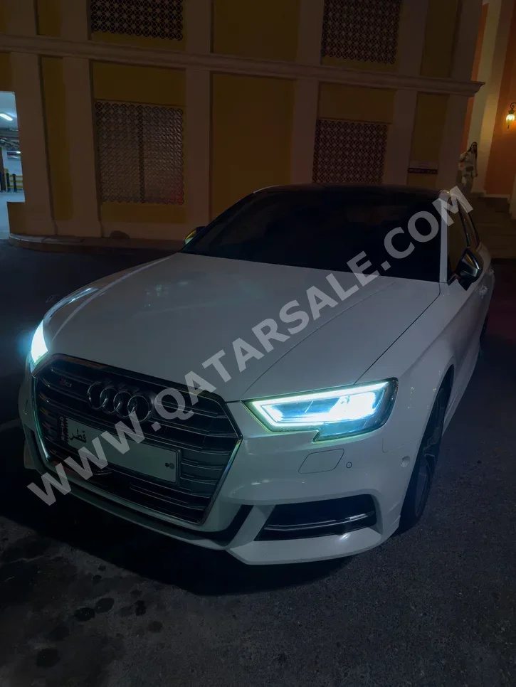 Audi  S  3  2018  Automatic  143,000 Km  4 Cylinder  All Wheel Drive (AWD)  Sedan  White