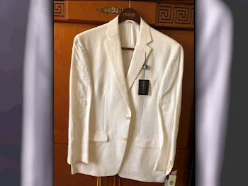 Men Clothes Ralph Lauren  Linen /  Jackets  White  USA  Spring/Summer  Adjustable  Warranty / Size: 42